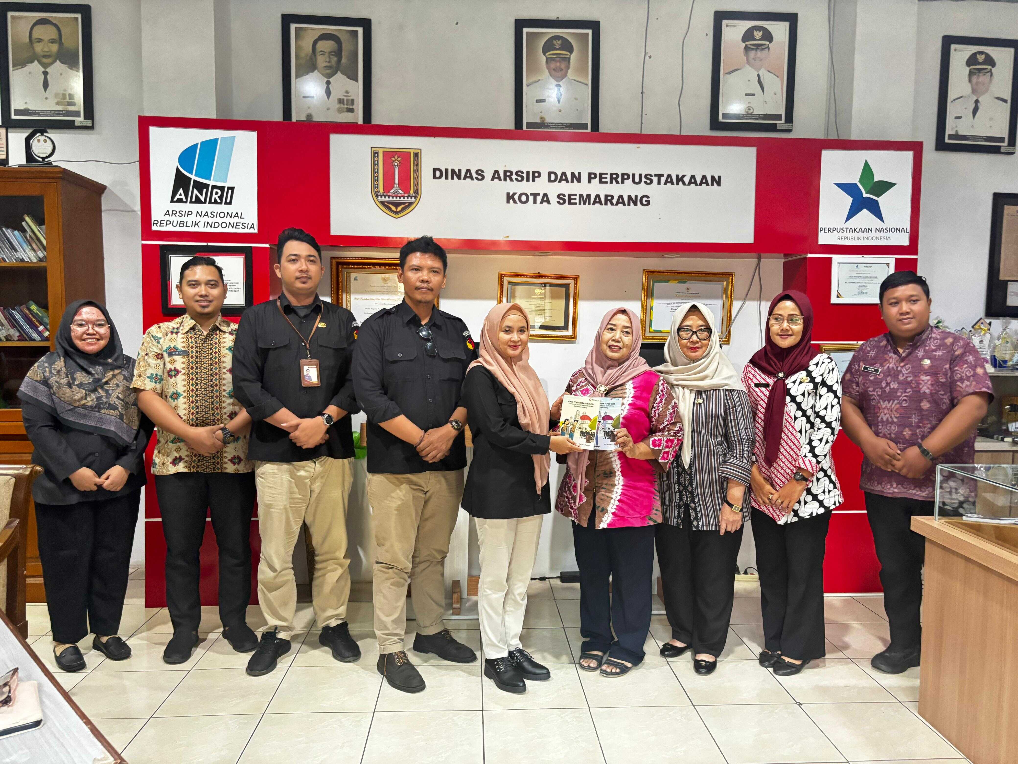 Bawaslu Kota Semarang lakukan audiensi dengan Dinas Arsip dan Perpustakaan Kota Semarang