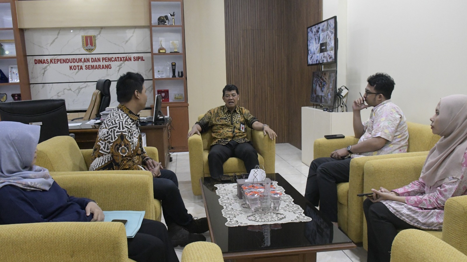 Audiensi dengan Disdukcapil