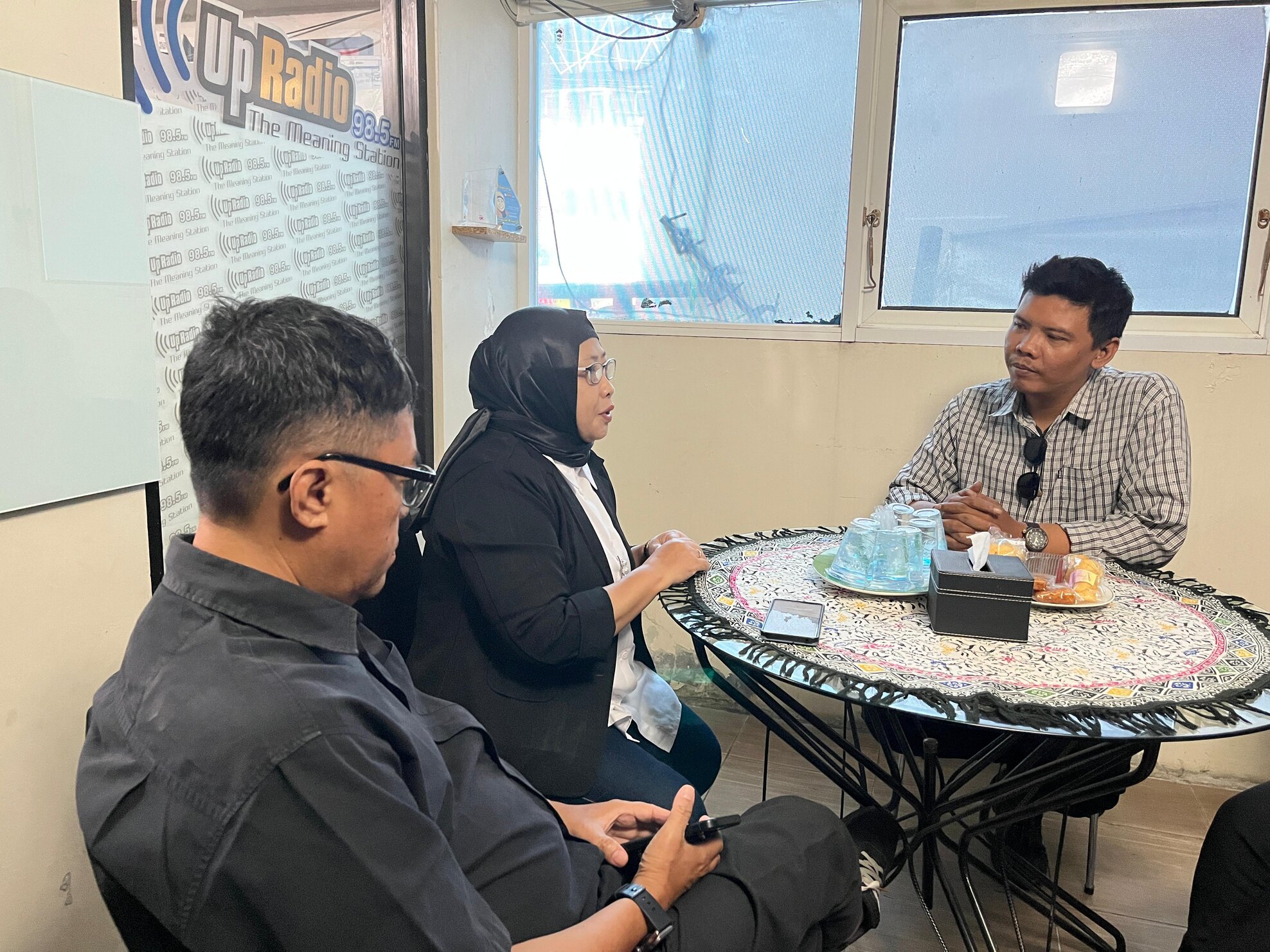 Audiensi Bawaslu Kota Semarang dengan Up Radio