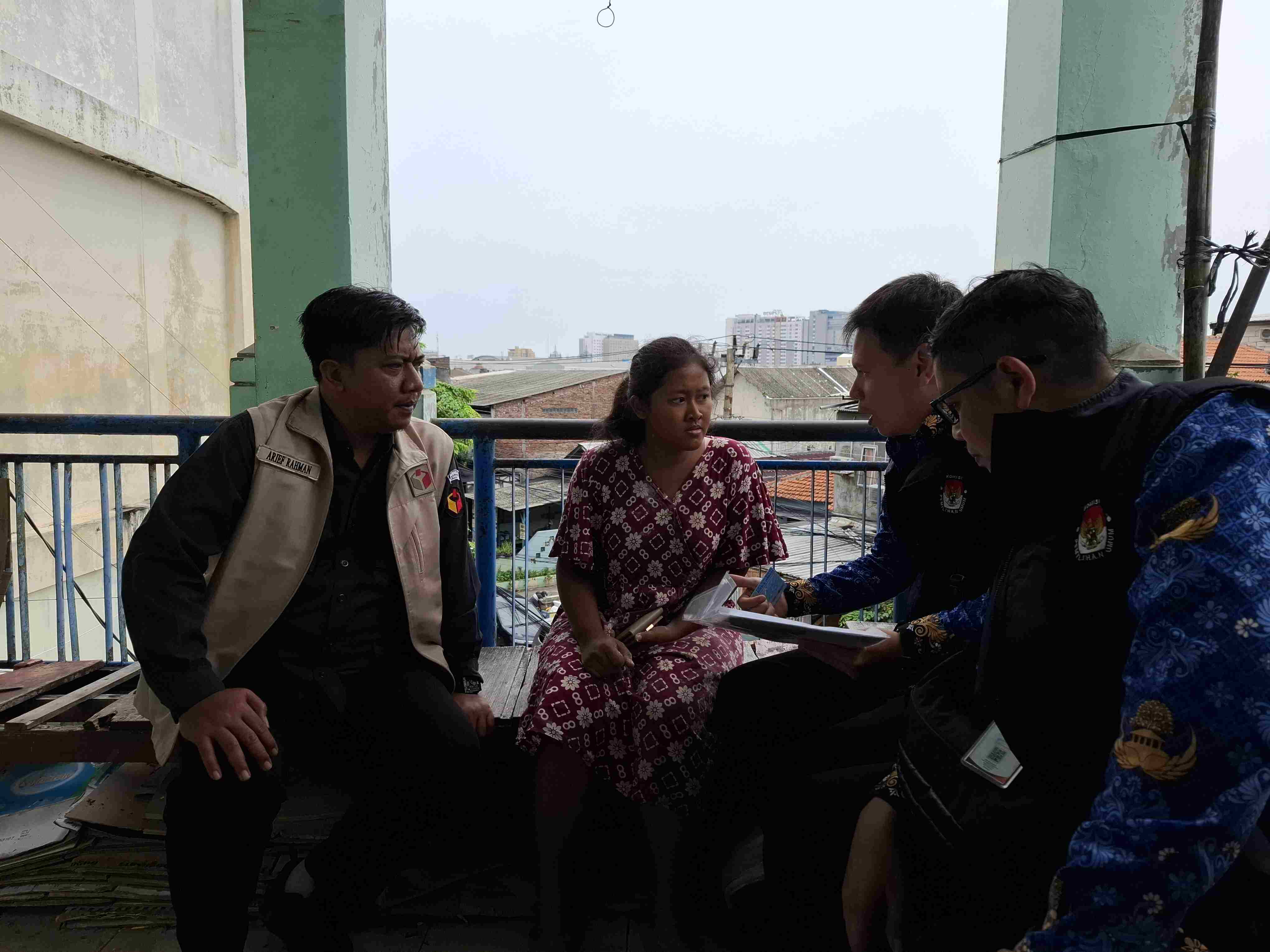 Arief Rahman Ketua Bawaslu Kota Semarang saat melakukan Pengawasan Coktas