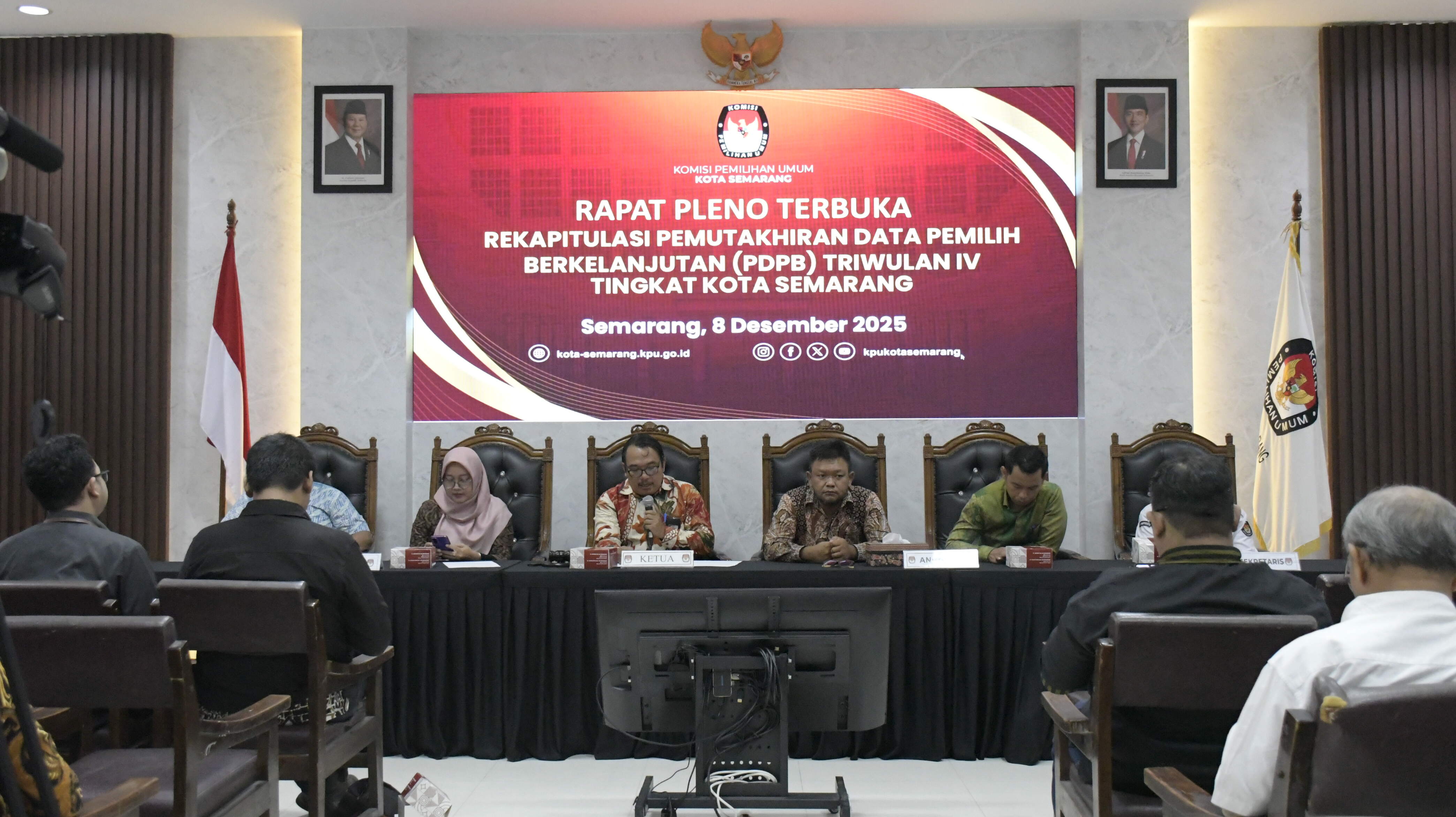Pengawasan Pleno PDPB Triwulan IV Tahun 2025 Tingkat Kota Semarang