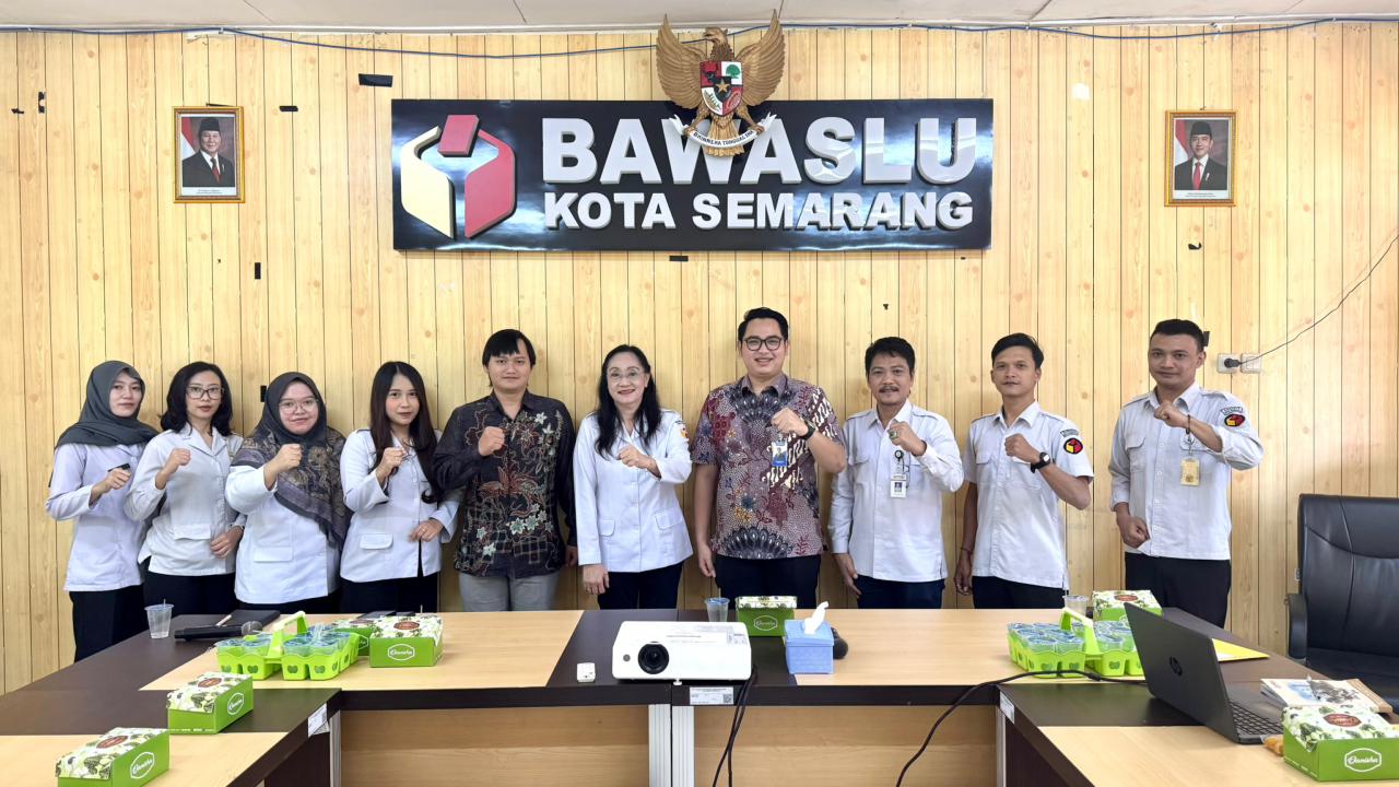 Bawaslu Kota Semarang menggelar kegiatan Rapat Pengelolaan PPID (Pejabat Pengelola Informasi dan Dokumentasi) 