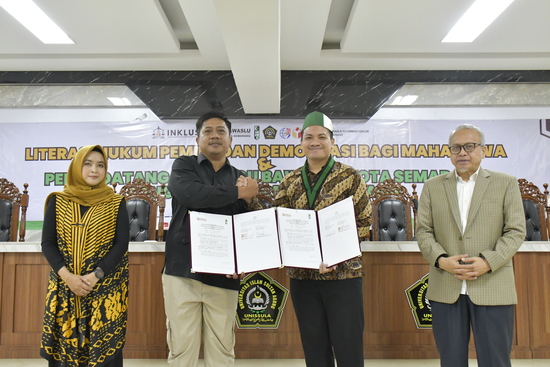 Bawaslu Kota Semarang dan HMI lakukan penandatanganan nota kesepahaman