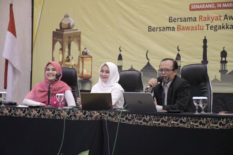 Dani Muhtada, Dosen Fakultas Hukum UNNES dalam Kegiatan Evaluasi Tata Kelola Organisasi, SDM dan Peningkatan Kapasitas Bawaslu Kota Semarang