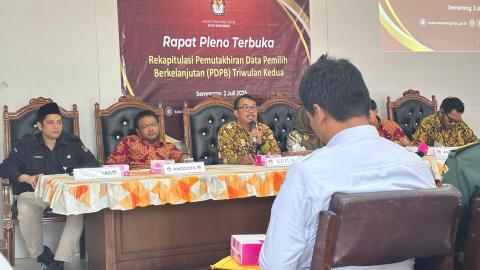 Bawaslu Kota Semarang Awasi Ketat Pemutakhiran Data Pemilih Berkelanjutan