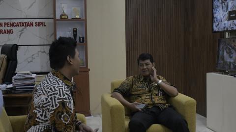 Audiensi dengan Disdukcapil Kota Semarang