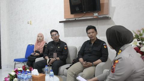 Audiensi dengan Polrestabes Semarang