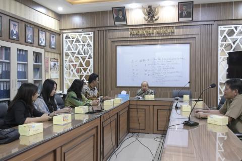 Audiensi Bawaslu Kota Semarang dengan FH Untag