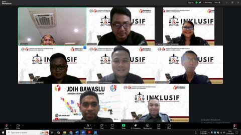 Zoom daring dengan JDIH Bawaslu