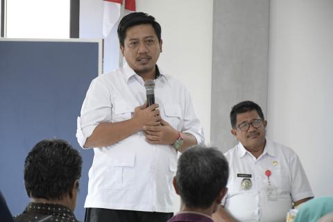 Arief Rahman Ketua Bawaslu Kota Semarang saat menjadi narasumber