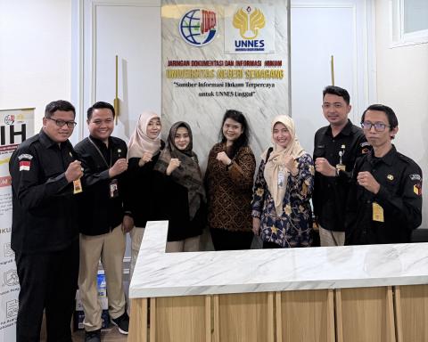 penerimaan kunjungan di Kantor Hukum Unnes
