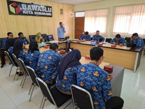 Suryanto perwakilan dari BPKP saat menyampaikan paparannya