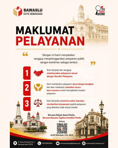 Maklumat Pelayanan Bawaslu Kota Semarang