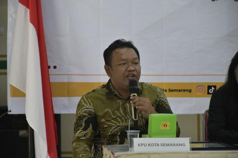Anggota KPU Kota Semarang, Muchammad Arif Agung Nugroho