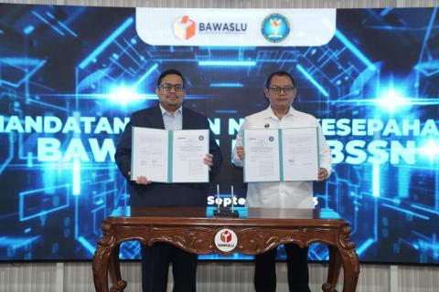 Bawaslu dan BSSN Perkuat Keamanan Digital untuk Mendukung Pengawasan Pemilu