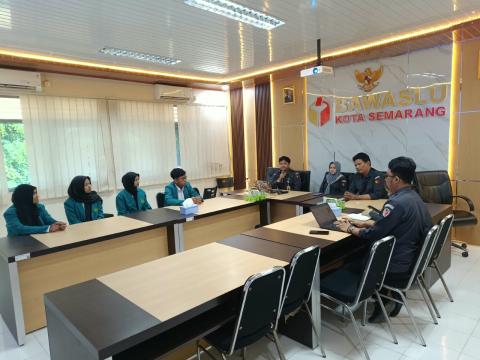 penerimaan mahasiswa magang di Ruang Integritas