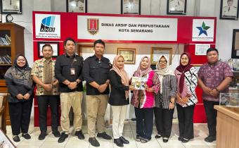 Bawaslu Kota Semarang lakukan audiensi dengan Dinas Arsip dan Perpustakaan Kota Semarang