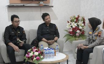 Audiensi dengan Polrestabes Semarang
