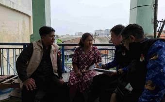 Arief Rahman Ketua Bawaslu Kota Semarang saat melakukan Pengawasan Coktas