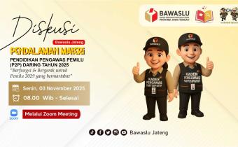 Kegiatan P2P Kota Semarang secara daring