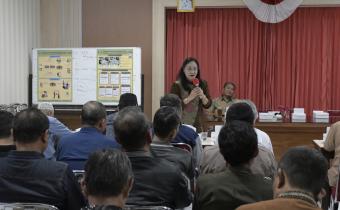 Anggota Bawaslu Kota Semarang, Silvania Susanti mengisi diskusi dalam Kolaborasi Demkorasi dengan DPRD Kota Semarang