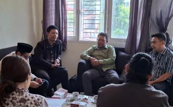 Bawaslu Kota Semarang lakukan sinkronisasi data dengan KPU Kota Semarang