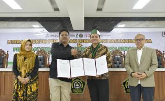 Bawaslu Kota Semarang dan HMI lakukan penandatanganan nota kesepahaman