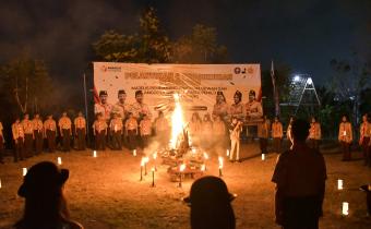 Malam Api Unggun Kemah SAKA Adhyasta Pemilu Kota Semarang Tahun 2026