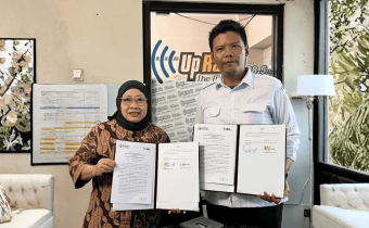 Penandatanganan Kerja Sama dengan Up Radio